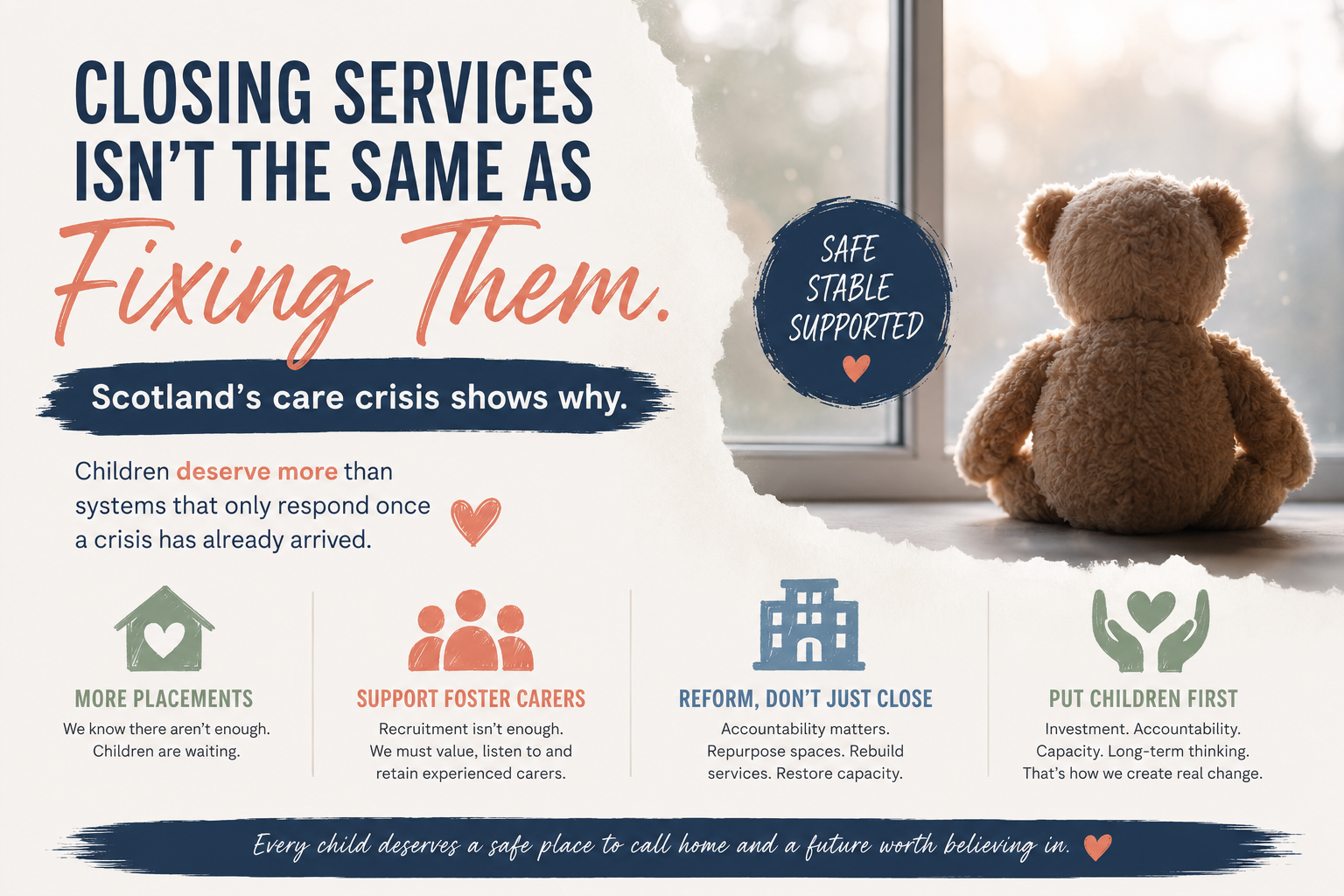 Closing Services Isn’t the Same as Fixing Them And Scotland’s Care Crisis Shows Why